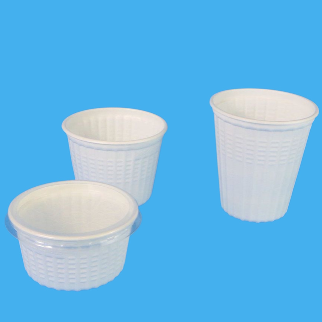 Thermobecher Airpac weiß PP recycelbar 600St. versch. Größen