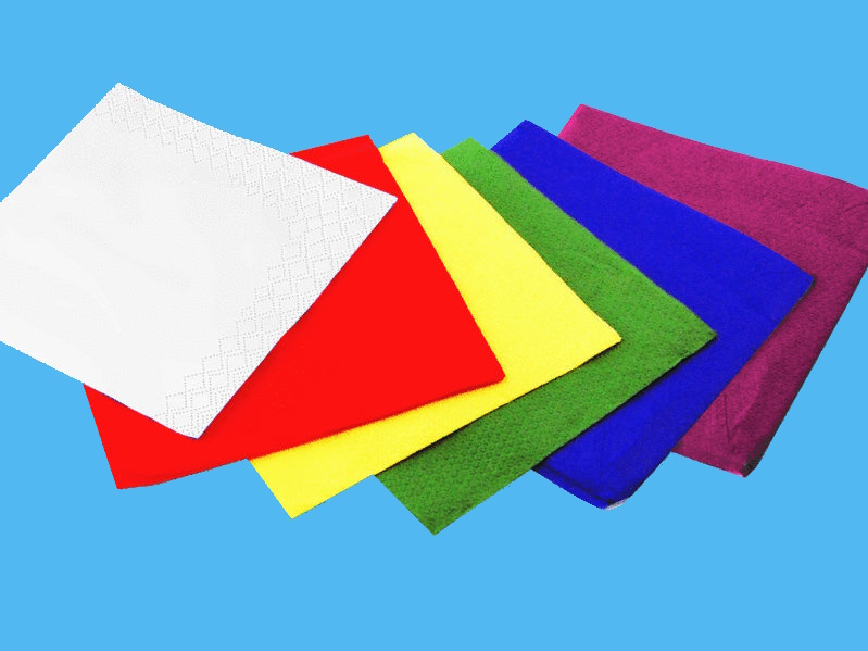 Tissue Servietten 33x33cm 1/8 Falz 2-lg 1500St versch. Farben wählbar