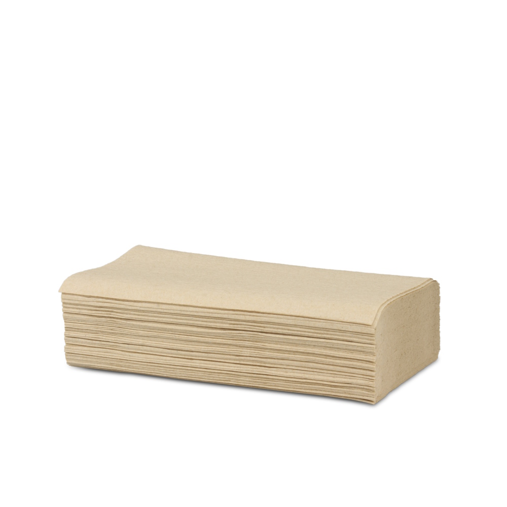 Spenderservietten havanna 2-lagig Interfold 24x16,4cm gefaltet auf 8x16,4cm 6000St