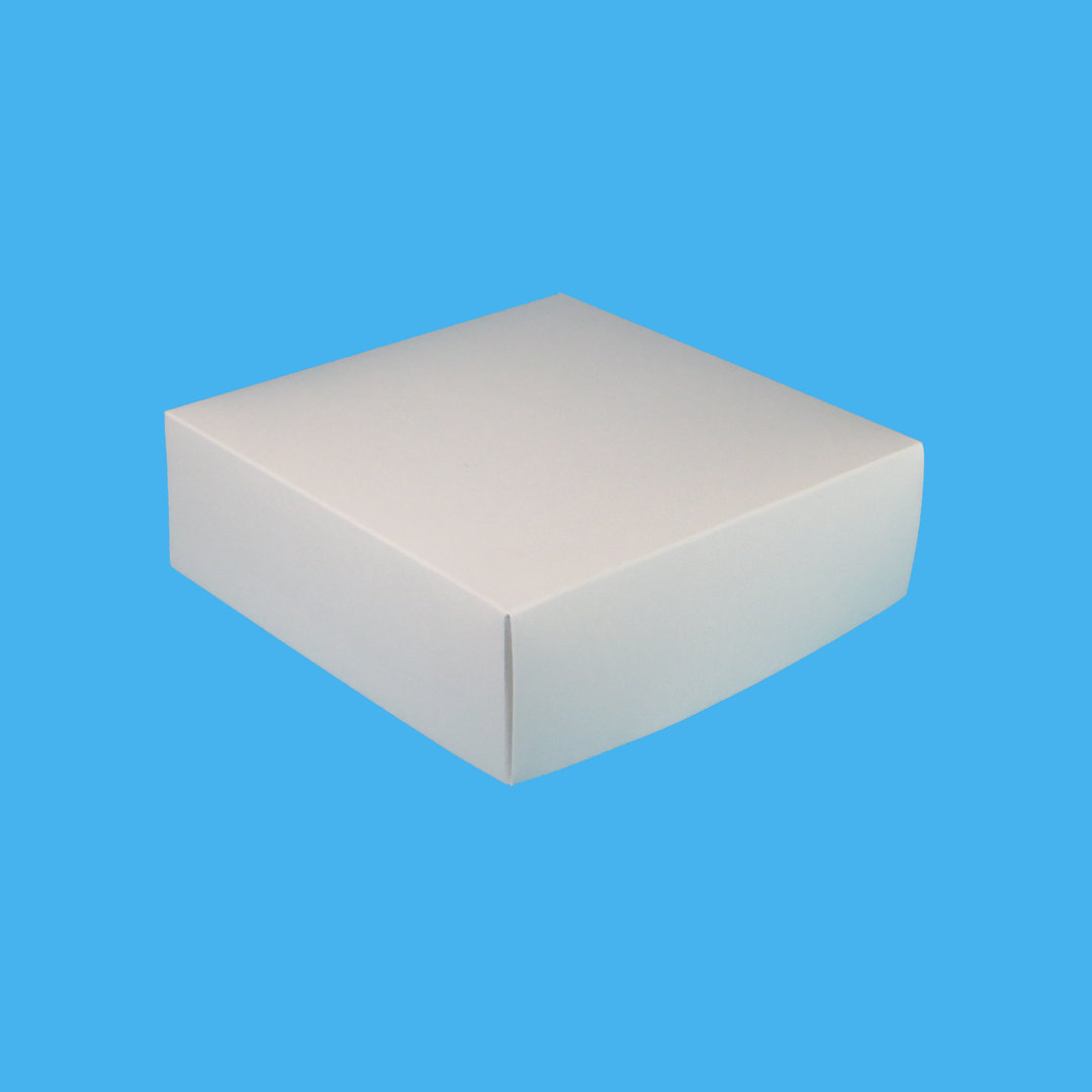 Premium Cakeboxen Donutbox Frischfaser weiß 21x21x7cm 100St