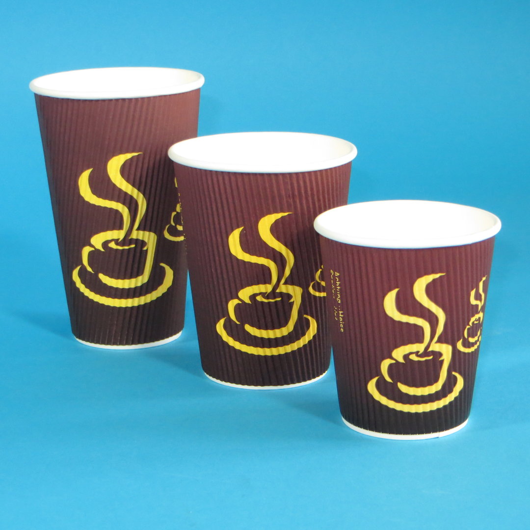 Coffee Ripple Cup "Hot Coffee" 8oz 200ml 500St