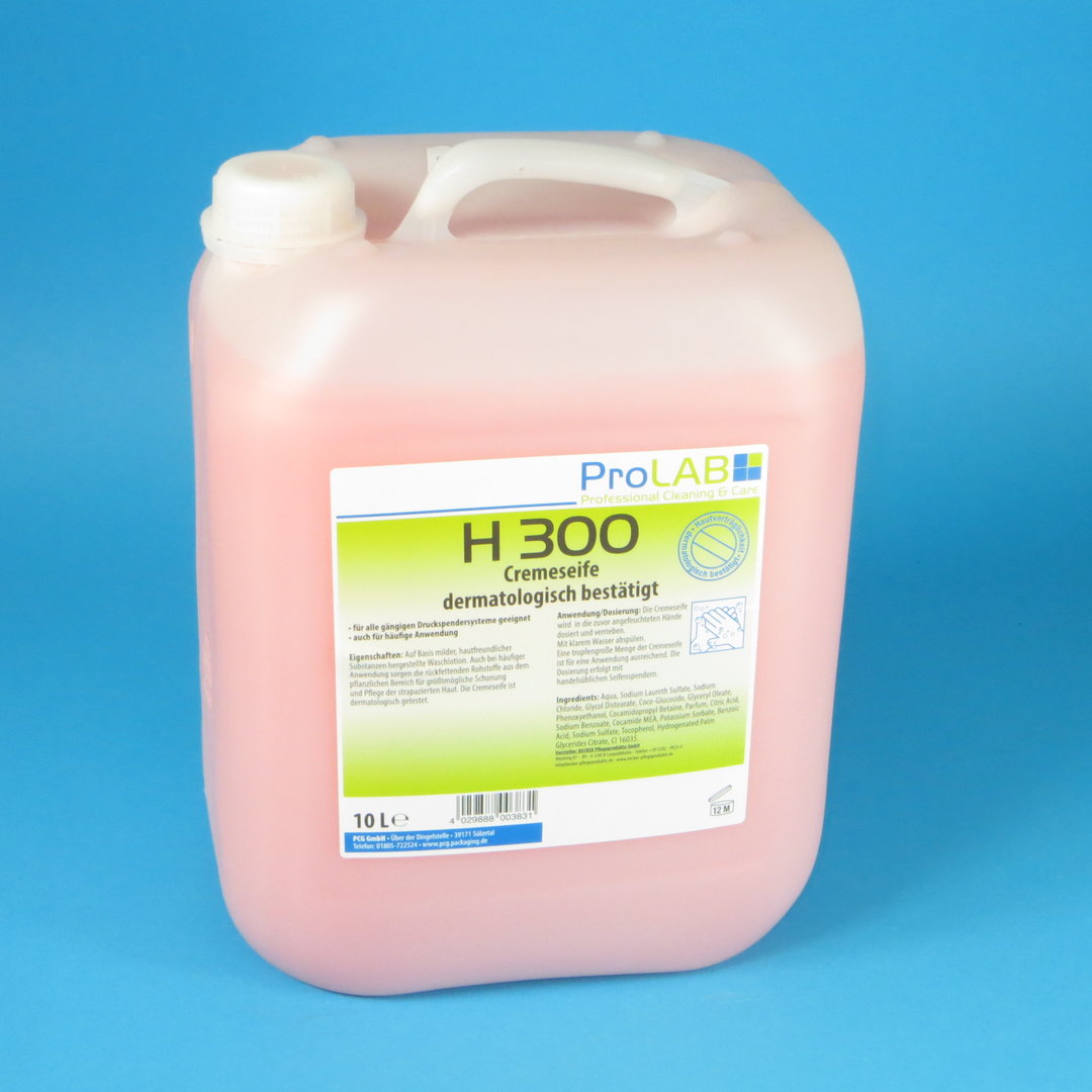 Handseife Seifencreme flüssig rosa H300 pH-neutral 10l Kanister 1St