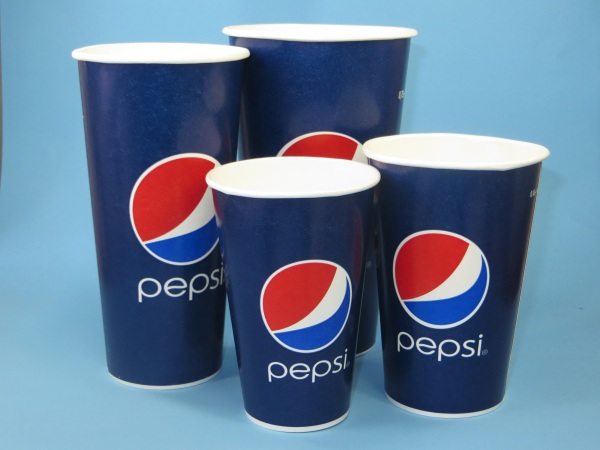 Trinkbecher Pappe 750ml "Pepsi Cola"  500St