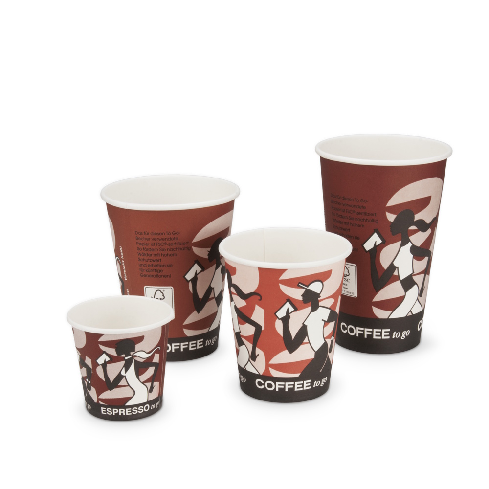 Coffee to go Becher "Coffee Grabbers" Singlewall PE-beschichtet versch. Größen Coffee to go Becher "Coffee Grabbers" Singlewall PE-beschichtet versch. Größen