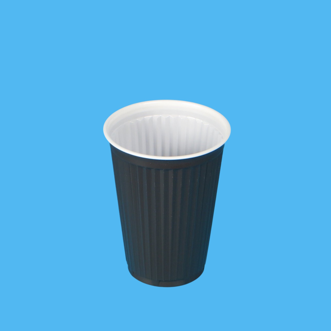Automatenbecher Ø70,3mm 180ml PS braun weiß 3.000St