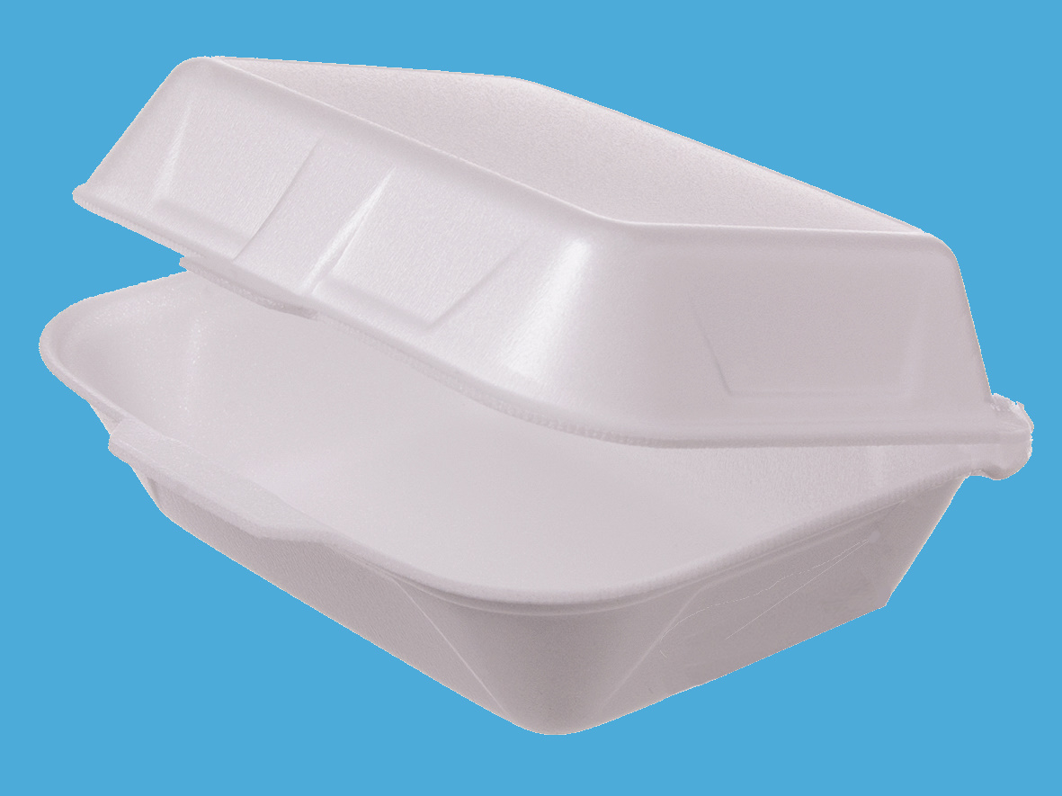 Doppelburgerbox Snackbox HP2/IP9 XPS weiß 185x155x80mm 500St
