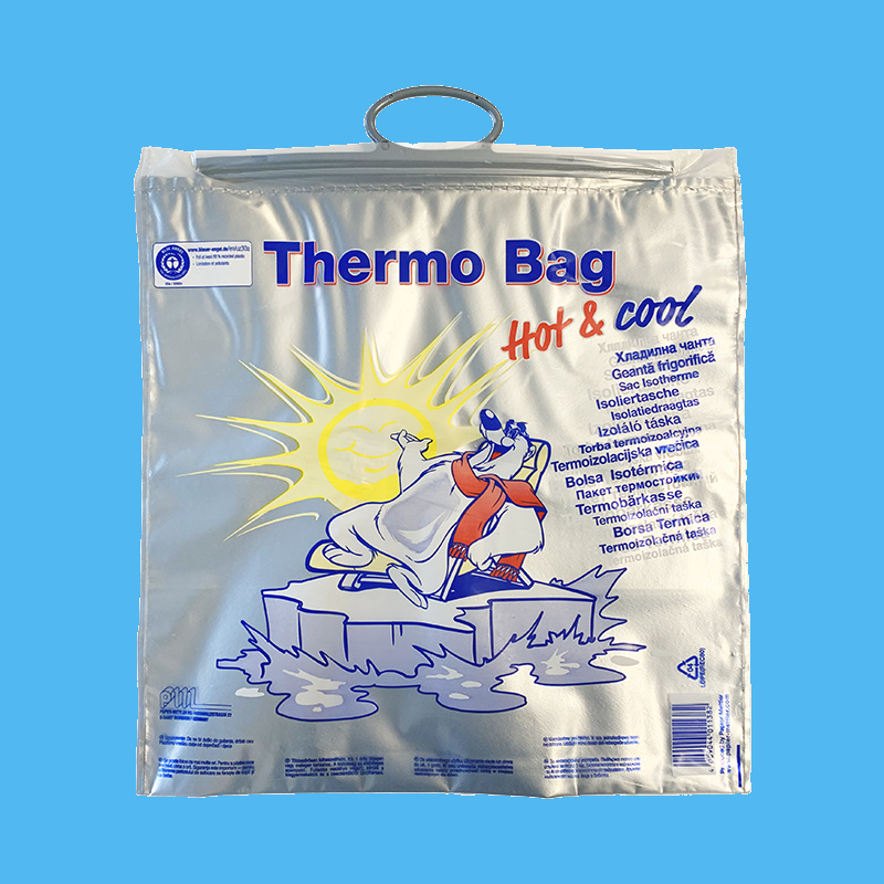 Thermo Tragetaschen Kunststoff "hot & cool" 44x47cm 45my 3-lagig 100St