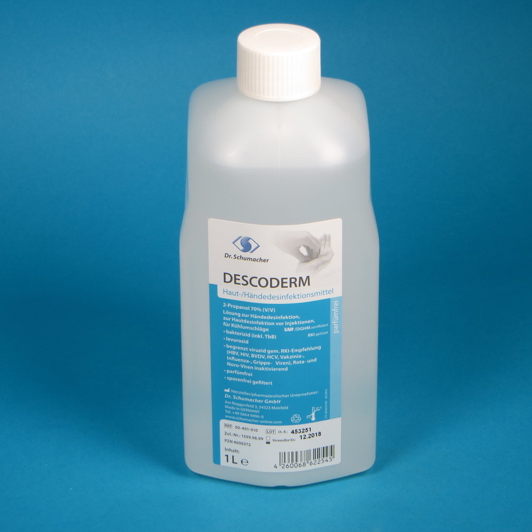 Hände Desinfektionsmittel Descoderm 1 Liter 1St.