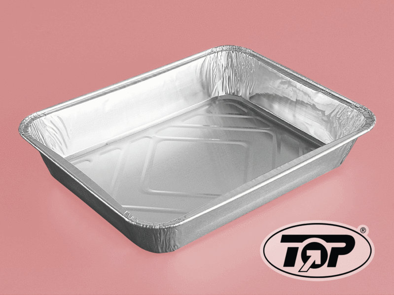 Alu Menüschale PROFI ungeteilt tief 227x177x39mm 1000St Alu Menüschale PROFI ungeteilt tief 227x177x39mm 1000St