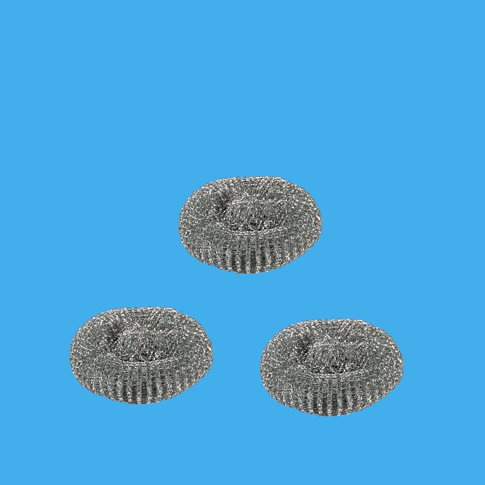 Topfreiniger / Topfkratzer Flachstahl verzinkt 60g 10St Kopie