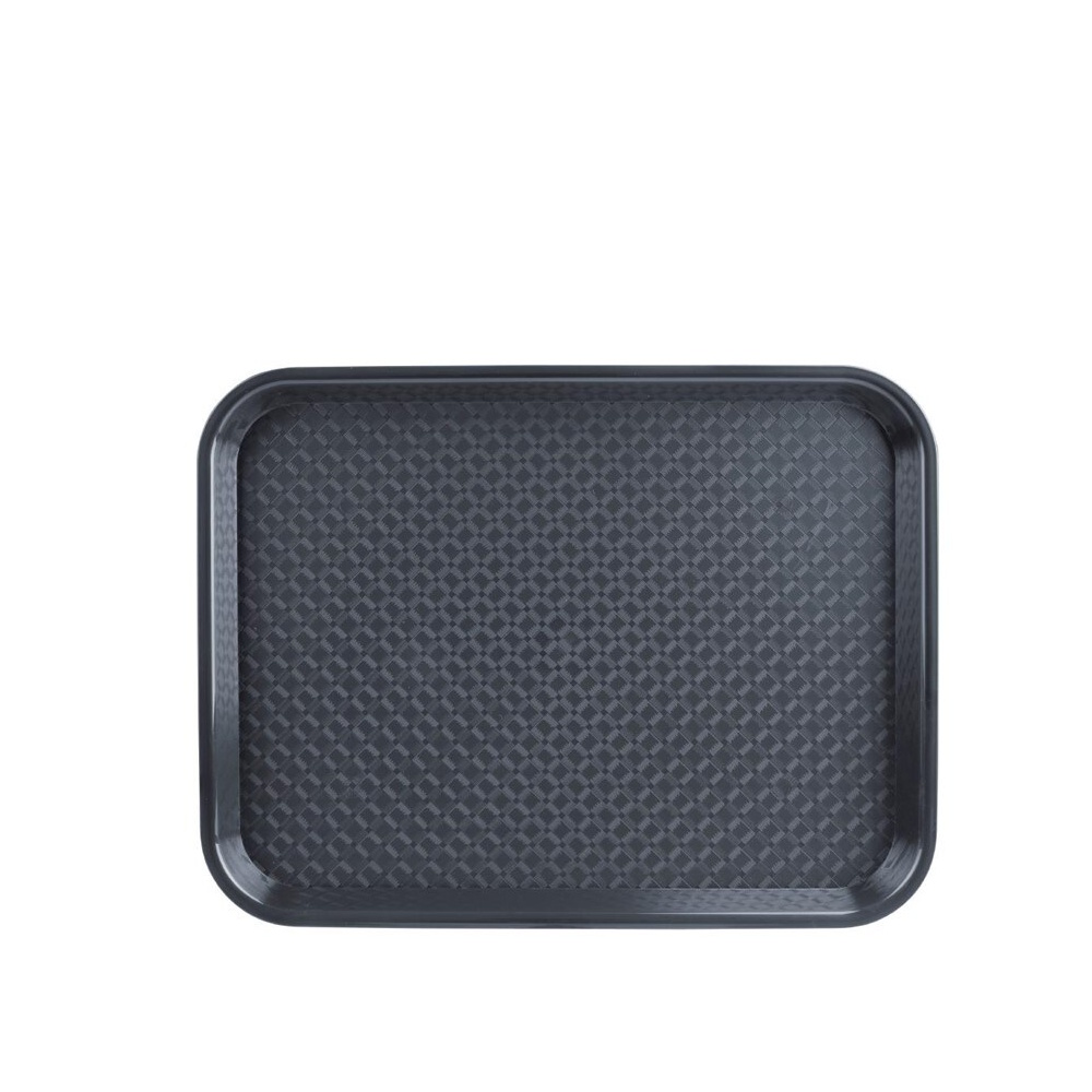 Kunststoff Tabletts PP schwarz 41x30,5cm 12St