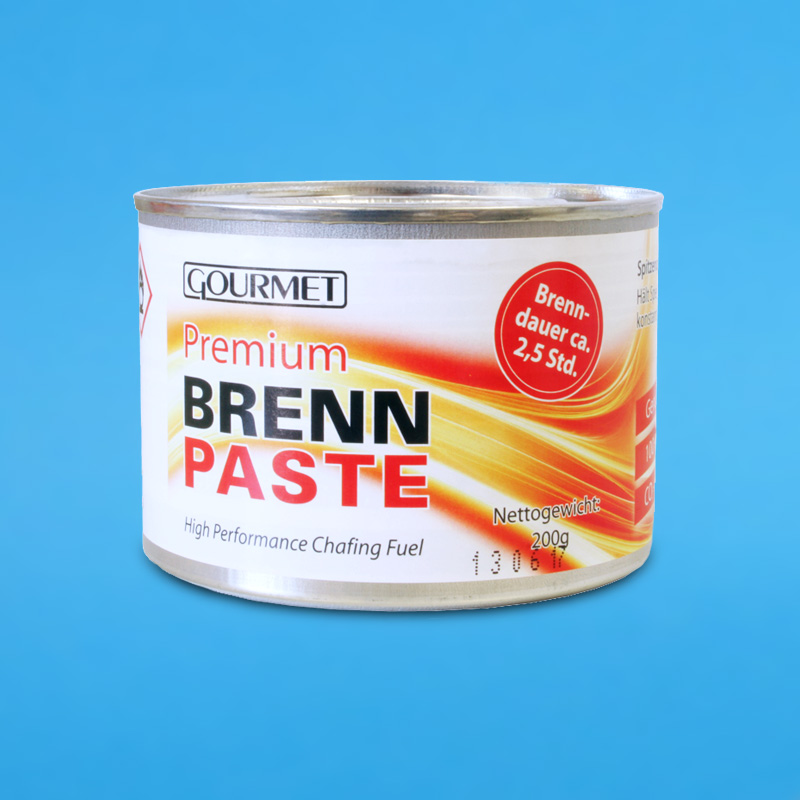 Profi Brennpaste "Gourmet"  Dose á 200g 2,5h 72 Dosen