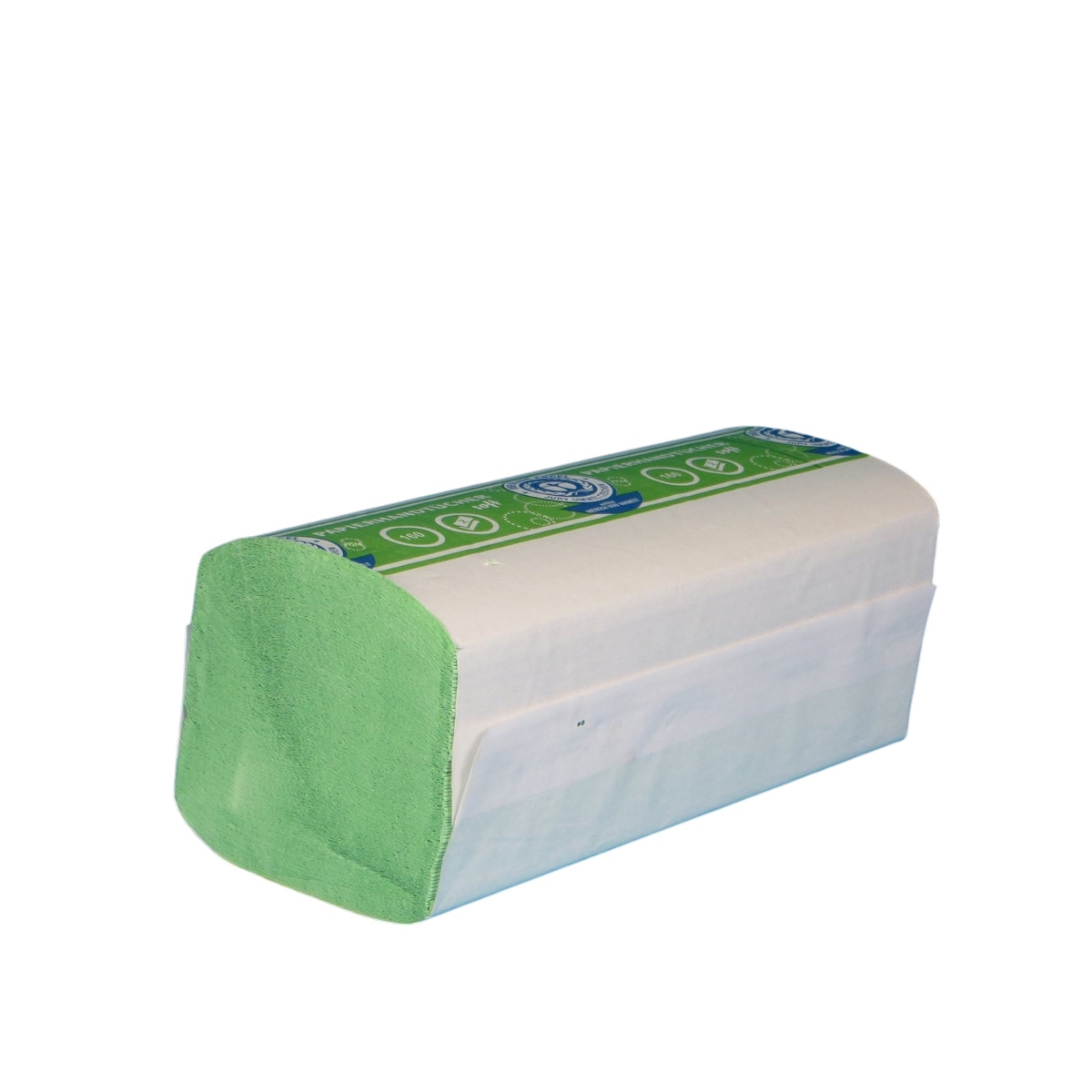 Falthandtücher Premium 2-lagig grün 25x23cm Z-Falz 4000St