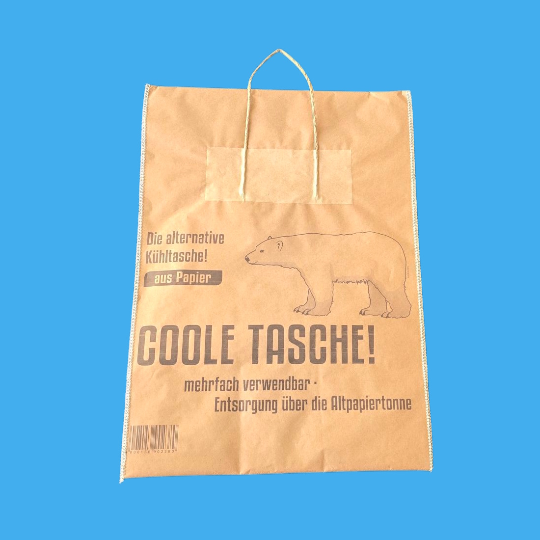 Bio Tiefkühl/Thermo Tragetaschen aus Papier 38x52cm 3-lagig 80St