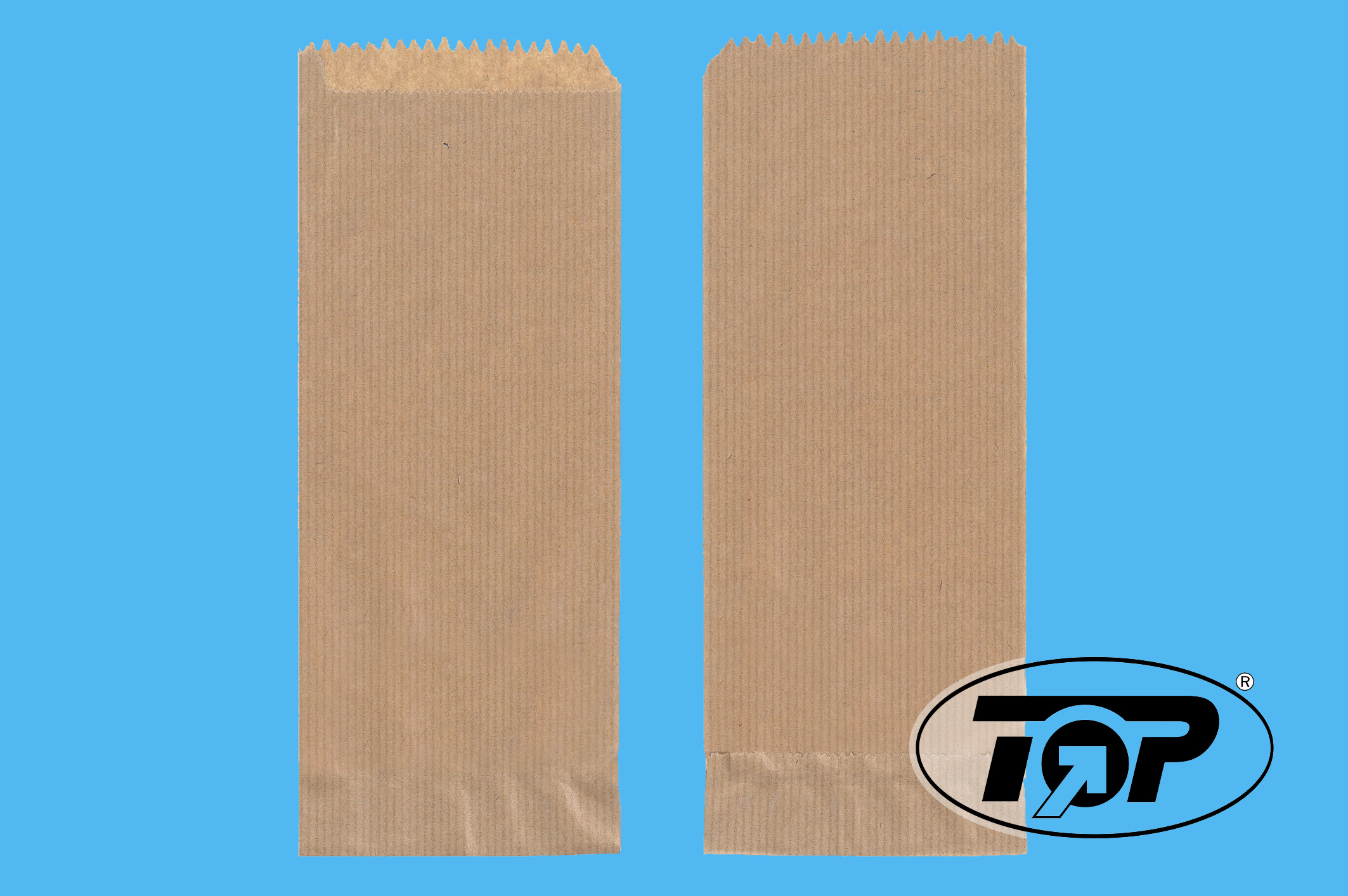 Hot Dog Beutel 9x21cm Kraftpapier braun unbedruckt 2000St