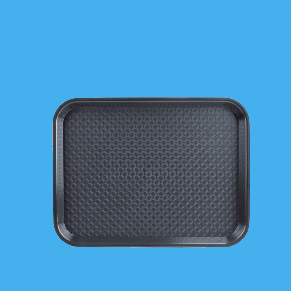 Kunststoff Tabletts PP schwarz 41x30,5cm 12St