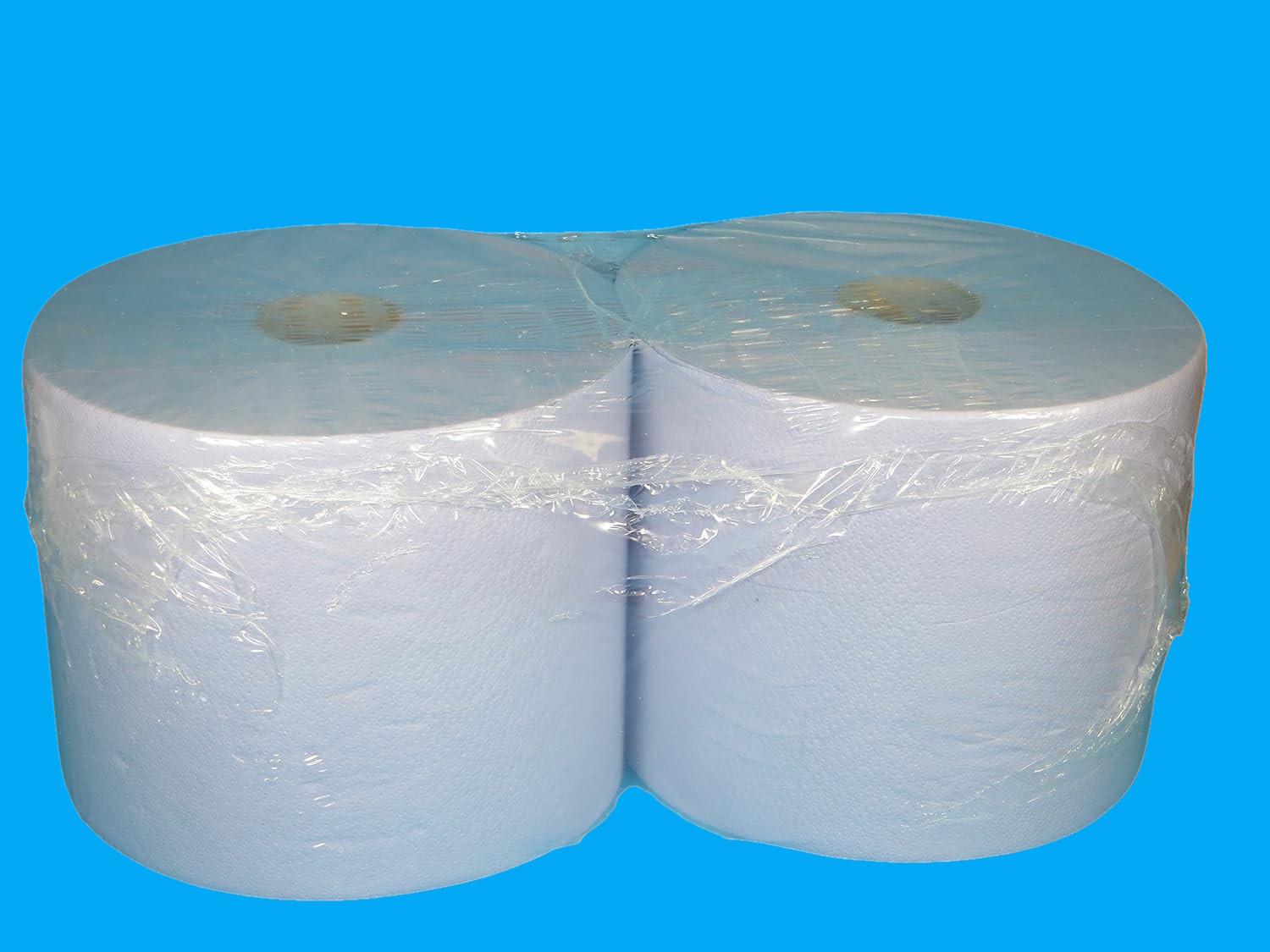 Putztuchrollen 2-lg blau 38x37cm 2 Rollen á 1000 Blatt