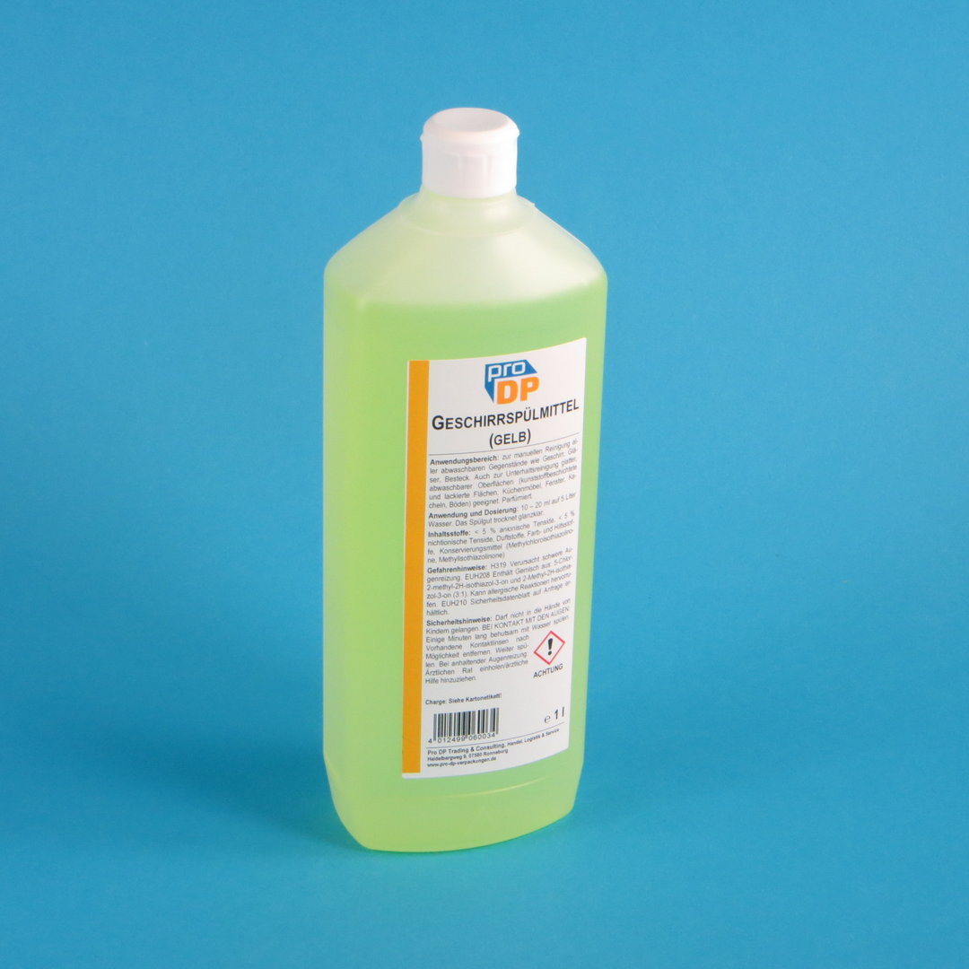 Pro DP Handspülmittel Citrus gelb flüssig 12x1l Flasche