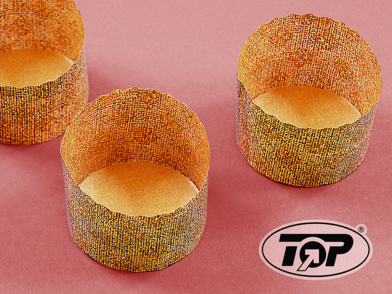 Snack Wrap Kapsel braun gold 70x50mm 2.000St