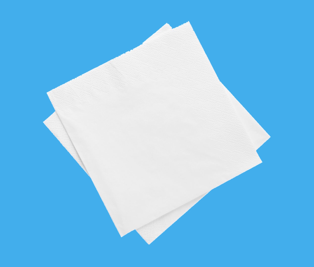 Cocktail Servietten weiß Tissue 24x24cm 1/4 2-lagig 2000St
