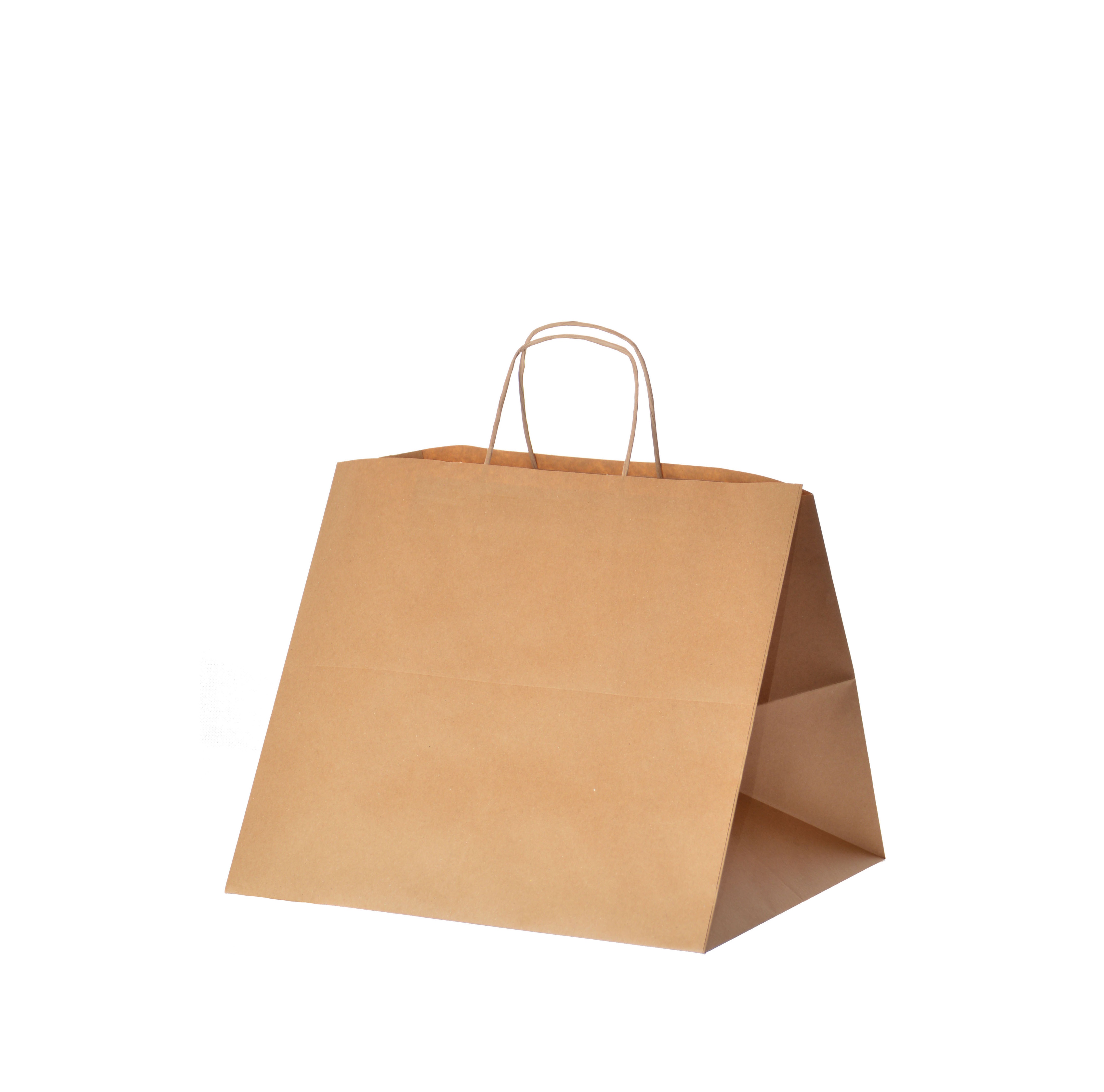 Premium Papiertragetaschen mit Kordel braun 90-110g/m² versch. Größen