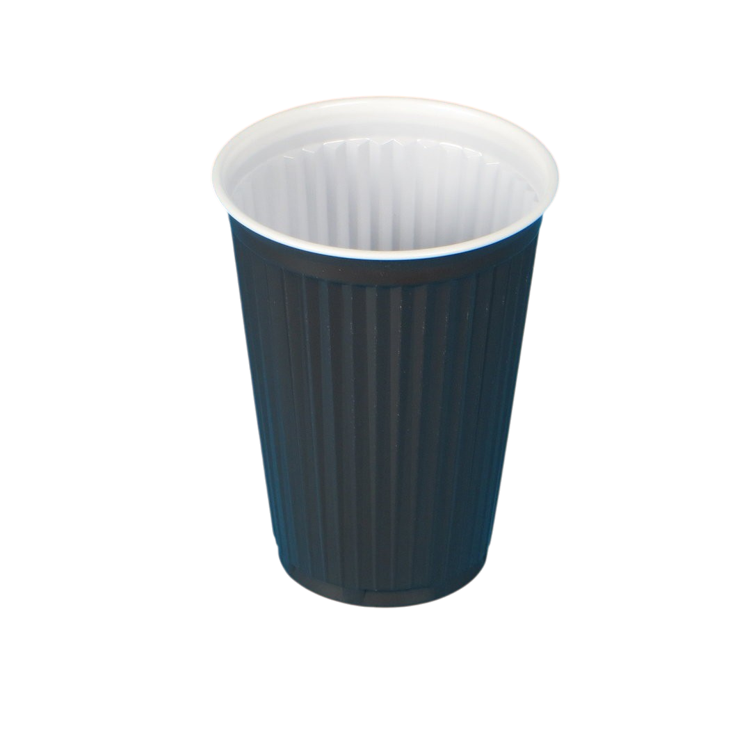 Automatenbecher Ø70,3mm 180ml PS braun weiß 3.000St