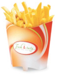 Fast Food Starter Paket Hamburger+Pommes+Cola Fresh & Tasty