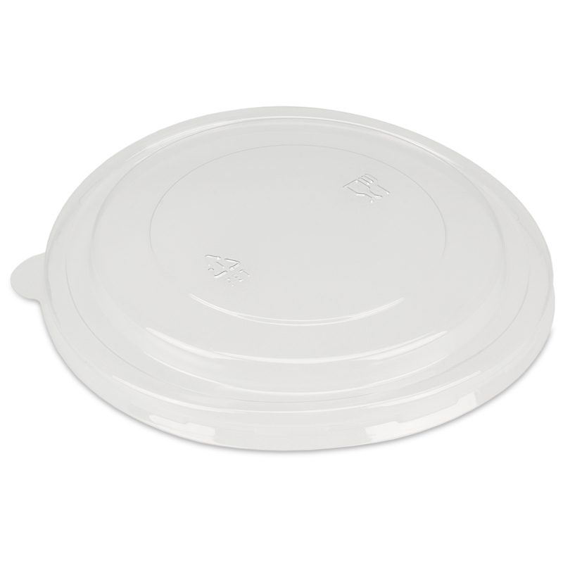 PET Deckel ANTIFOG recycelbar für Karton Salatschalen Ø185mm 300St