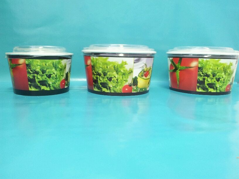 Klarsichtdeckel recycelbar für Salatschale Hartpapier 600ml 500St
